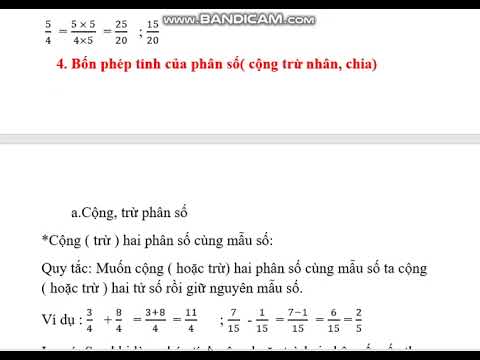 Khối 5: Tuần lễ củng cố kiến thức Lớp 4 Môn Toán: Ôn tập về phân số - Thứ năm ngày 9/9/2021