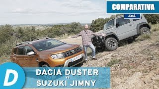 Comparativa 4x4 ¡al límite!: Suzuki Jimny vs Dacia Duster 4x4 | Prueba Offroad | Diariomotor