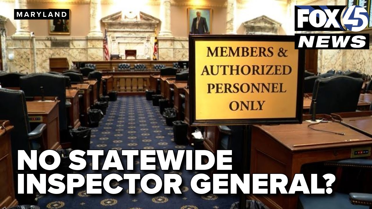 Hundreds of millions of dollars lost... and Maryland has no statewide inspector general