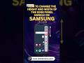 How to change height and width of the Edge Panel Handle on Samsung #smartphone #tipsntricks #tech