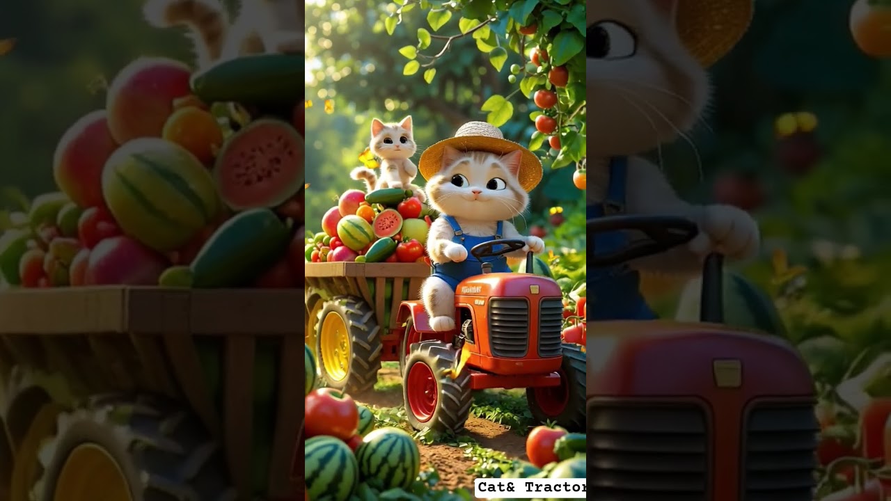 “Fluppy Farm Ride:Twin Tails and Tasty Trails”