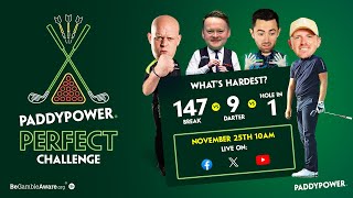 Nine Darter Vs 147 Vs Hole-In-One The Paddy Power Perfect Challenge