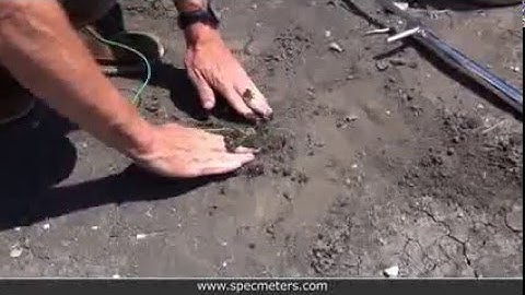 How to install Watermark Soil Moisture sensors by Spectrum Technologies