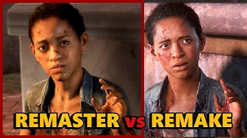 The Last Of Us Part 1 REMAKE (Left Behind DLC) Ending Scene COMPARISON (Remastered vs Remake)