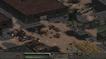 Fallout II,Downtown Klamath,Learning how To Skin Geckos & Getting the Key to the Rat Caves.