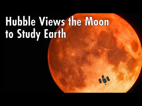 Hubble Views Moon to Study Earth