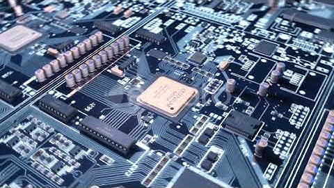 Central Processor Inside a Computer Motion Graphics