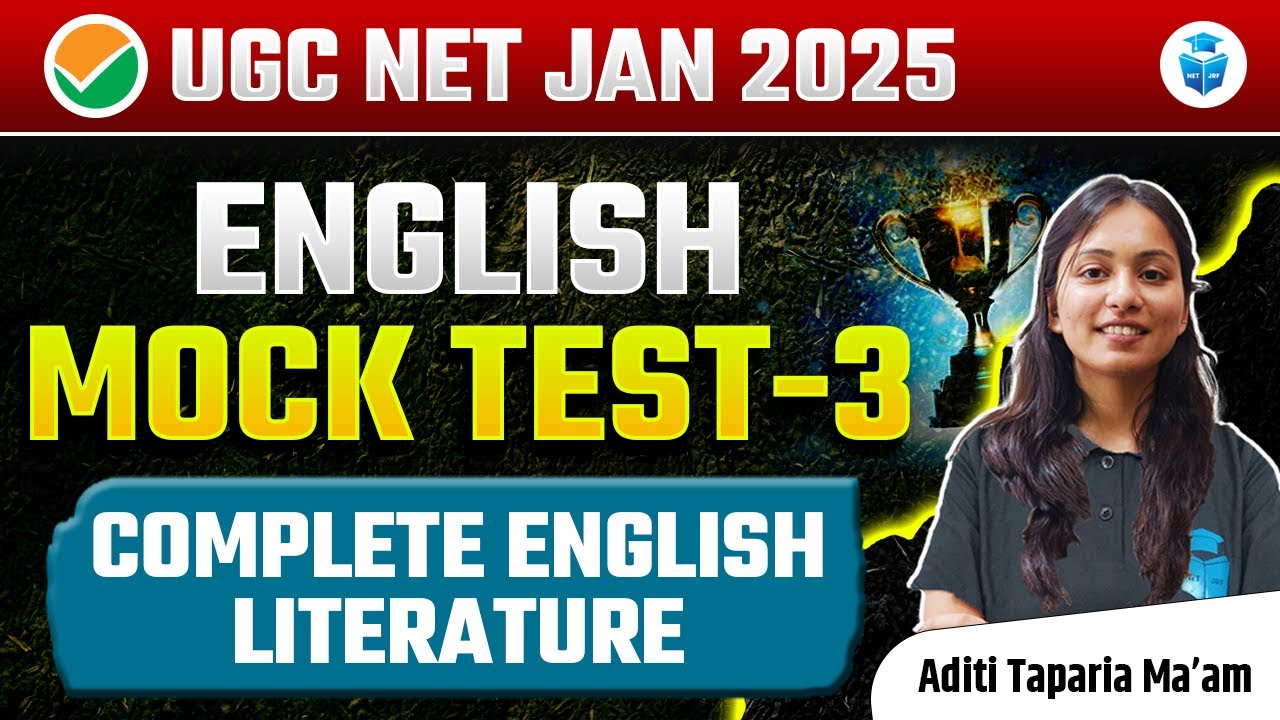 UGC NET English Mock Test 2025 | UGC NET Paper 2 English Literature ...