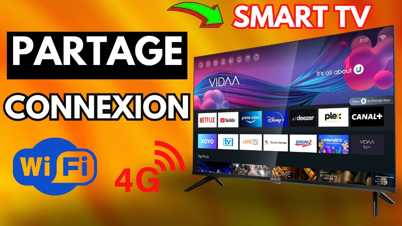 Comment Faire Un Partage De Connexion Avec Une Smart Tv (Très Facile