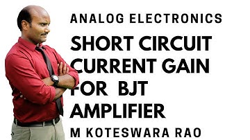 1.13 Short circuit current gain CE amplifier