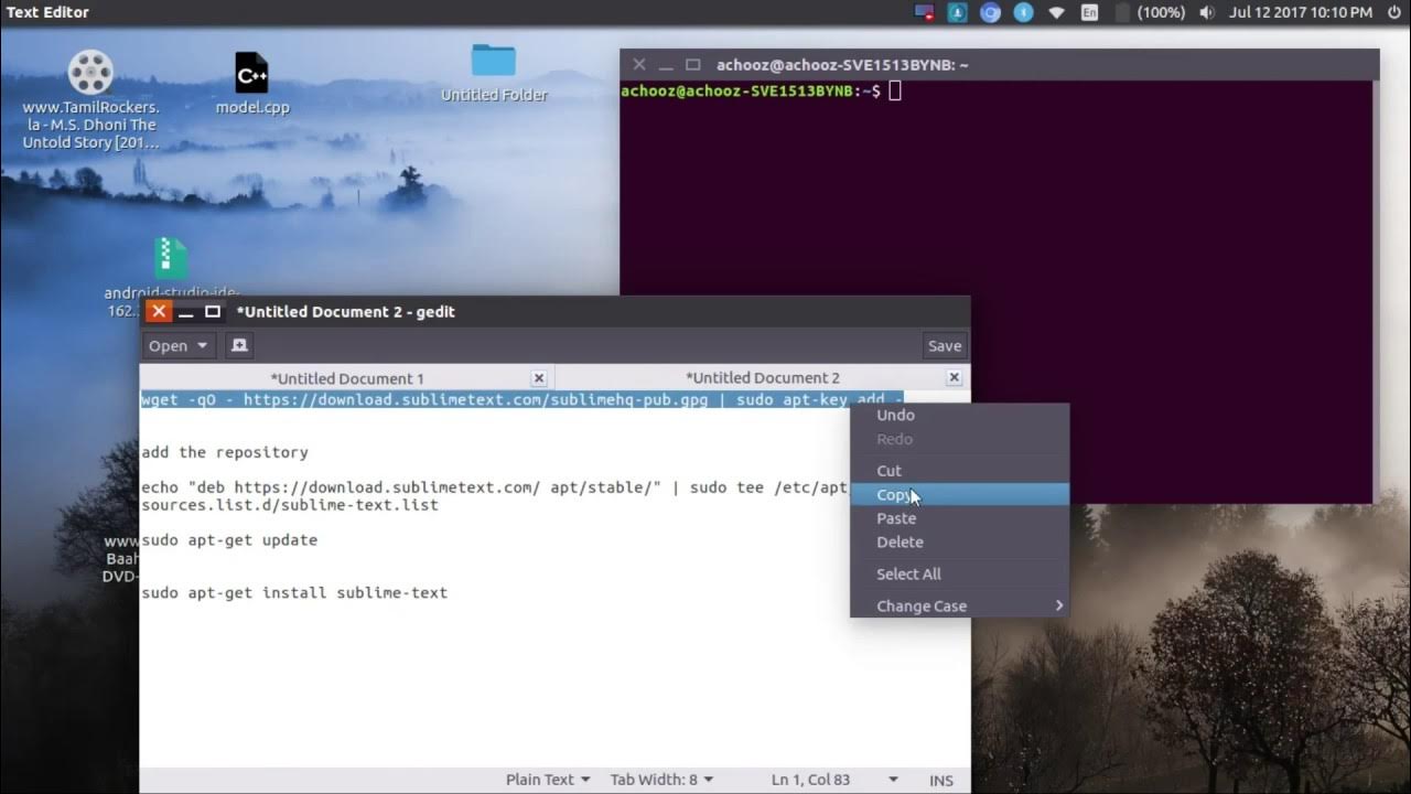 How to install Sublime Text Editor 3 in Ubuntu 16.04 LTS YouTube