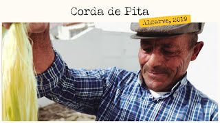 Corda fatta a mano con la fibra dell'agave | Algarve, 2019