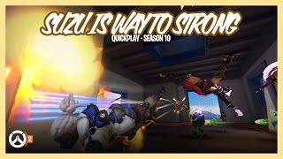 Suzu Is Way To Strong • Kiriko on Ilios • Overwatch 2 (Quick Play)