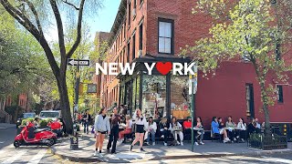 [4K]Lively spring vibes in West Village, New York City Apr. 2024