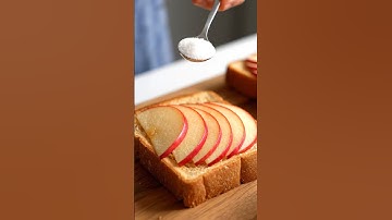 apple ASMR toast ASMR video