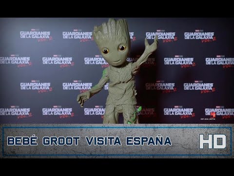Guardianes de la Galaxia Vol. 2 de Marvel | Bebé Groot visita España | HD
