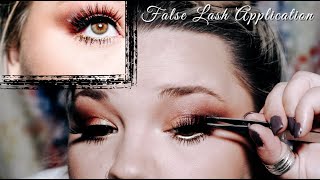 False Lash Application | Quick & Easy | Tips & Tricks