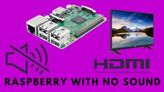 raspberry pi no audio hdmi tv - solved