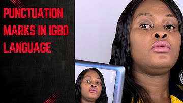 Punctuation marks in Igbo language