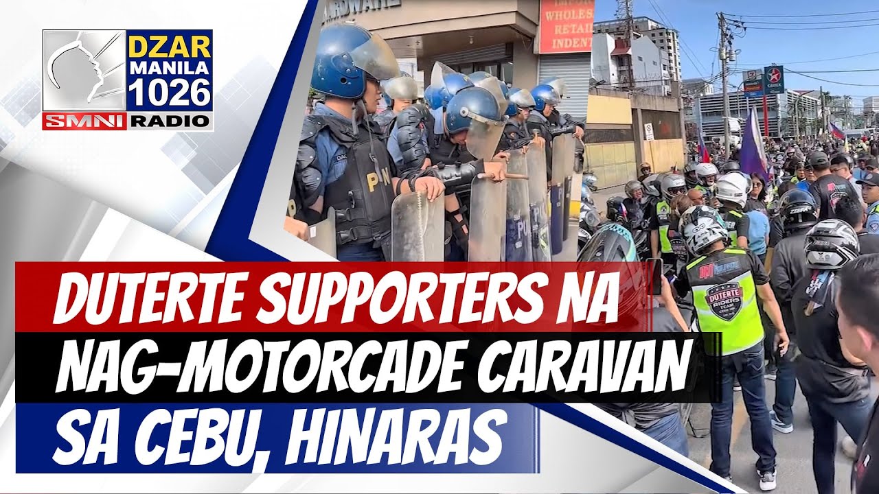 #SonshineNewsblast: Duterte supporters na nag-motorcade caravan sa Cebu ...