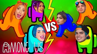 MIS VECINAS ME TRAICIONAN EN AMONG US!! Yolo Aventuras vs Coloridas