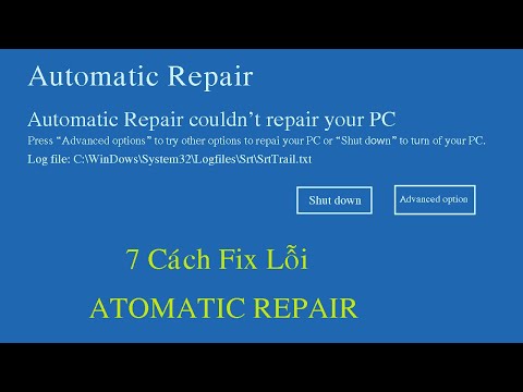 HOW TO FIX AUTOMATIC REPAIR COULDN'T REPAIR YOUR PC SrtTRAIL.TXT | Dat Computer 2023 mới nhất