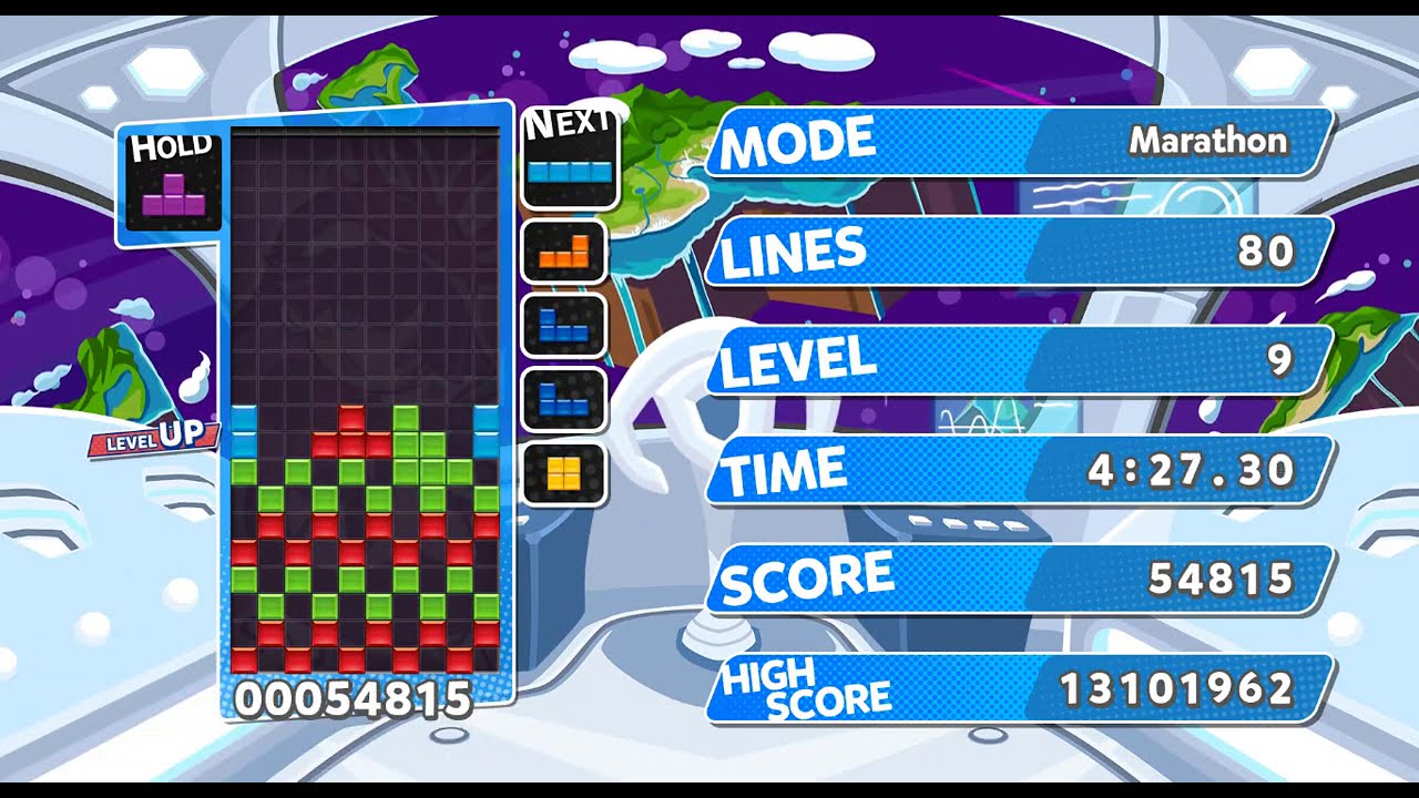 Puyo Puyo Tetris grid pattern - YouTube