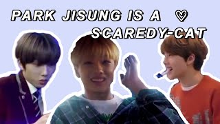 park jisung getting scared compilation