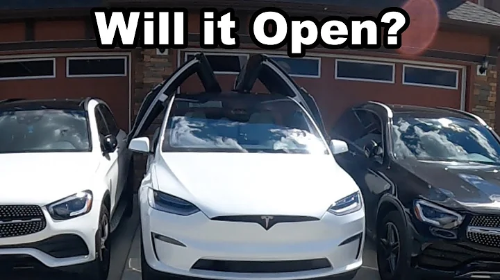 2022 Tesla Model X Doors in Tight Parking Spot! Will it Open? - DayDayNews