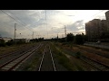 Train cab ride bulgaria tulovo  stara zagora timelapse movie