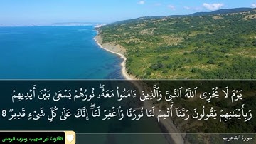 سورة التحريم /بصوت القارئ أبو صهيب رمزي الوحش /ألا بذكر الله تطمئن القلوب 