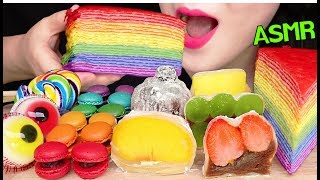 ... what i am eating on this video are rainbow desserts! rain...