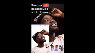 Remove picture background with just an iPhone