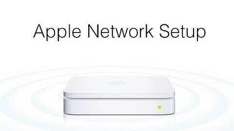 Apple Airport Network Setup