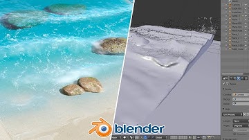 Beach Waves - Blender Fluid Tutorial : 1 of 2