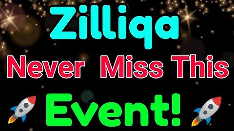 Zilliqa Holders Never Miss This Event! || Zilliqa Price Prediction || Zilliqa Today Update!