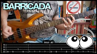 BARRICADA - Todos mirando (BASS cover with TABS) [lyrics + PDF]