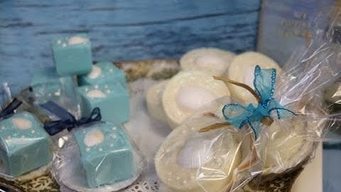 Making Cold Process Seashell Soaps!