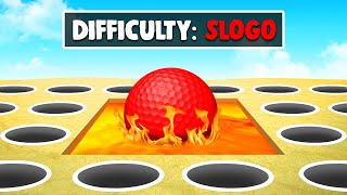 Golf It With SLOGO DIFFICULTY Activated!