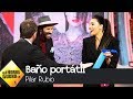 Pilar Rubio sorprende a Leiva con un baño unisex portátil - El Hormiguero 3.0