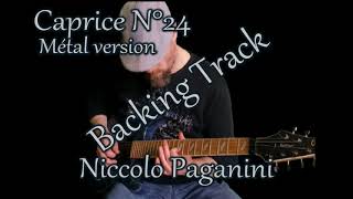 Niccolo Paganini "Caprice 24" métal version backing track