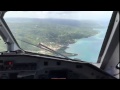 Visual Approach into Montego Bay Jamaica [Cockpit View]