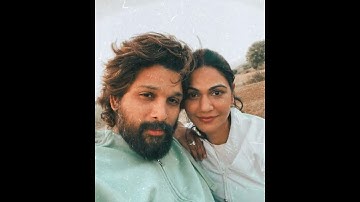 Allu Arjun & Sneha Reddy New Status video 🔥 #shorts #alluarjun #viral #short