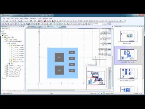 Mentor Graphics DxDesigner Schematic Navigation