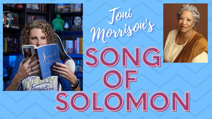 The song of solomon toni morrison summary