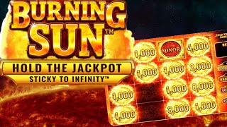 NEW SLOT FROM WAZDAN ☀️ BURNING SUN ☀️ BONUS GAME !