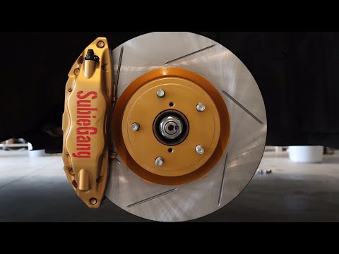 Upgrading stock rotors on the STI