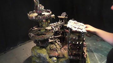 40K Ork Outpost Part #1 - Battleboards Wargaming Terrain