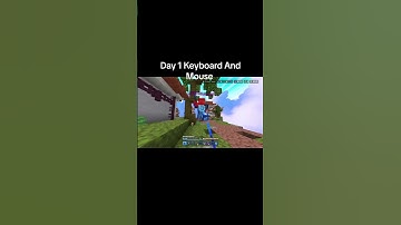 Day 1 Keyboard And Mouse #minecraft #gaming #keyboard #mouse #combo