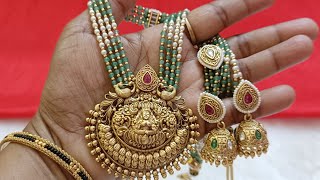One gram gold jewellery 🌿🌷 UA friends collection -9110203337